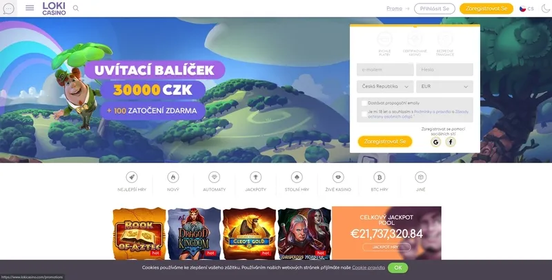 Loki Casino Domovská stránka