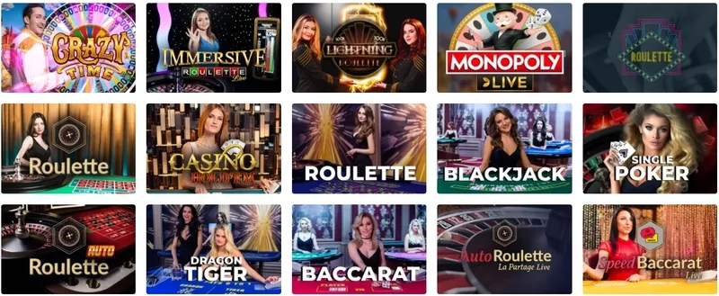 Hry s živým krupiérem: Poker, Blackjack, Ruleta v Supercat Casino