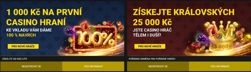 Všechny bonusy a propagační akce kasina Fortuna