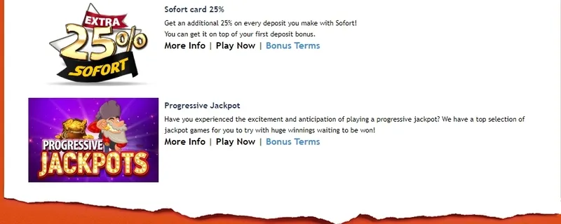 Všechny bonusy a propagační akce kasina Gratorama