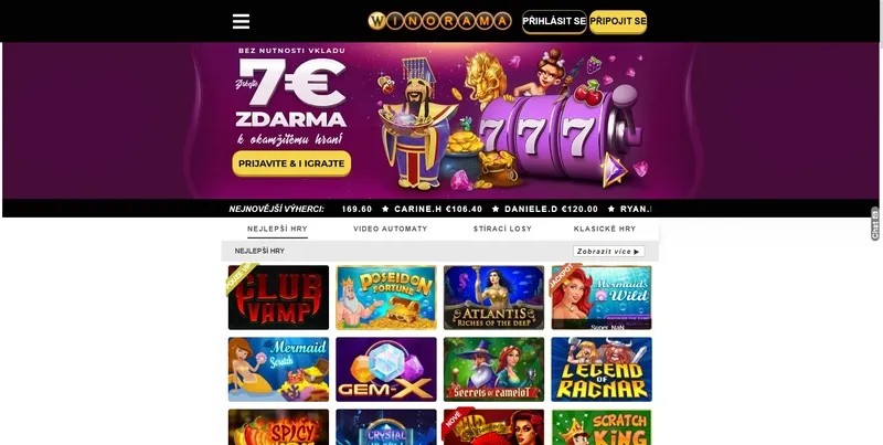 Hlavní kasino Winorama 