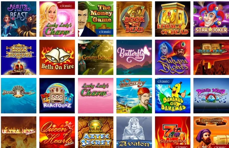 Oblíbené hry a sloty v Pelican Casino