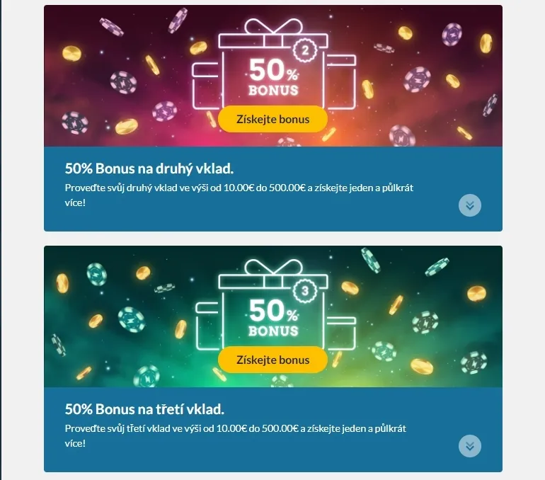 Další bonusy a propagační akce Power Casino