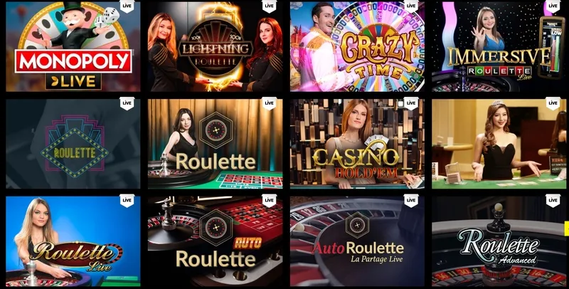 Živé krupiérské hry poker, blackjack, ruleta u SlottyWay kasina