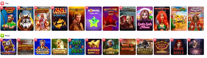 Hazardní hry ve vstupní hale kasina Nomini