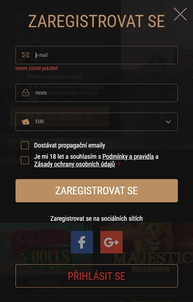 king billy casino registrace