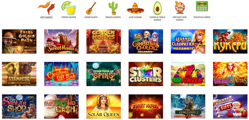 Hazardní hry v hale kasina La Fiesta