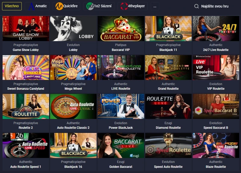 Hry s živým krupiérem v GetSlots