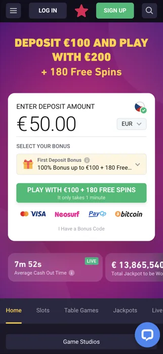 Mobilní verze bitstarz casino