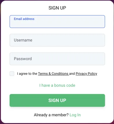 Registrace na webových stránkách kasina a ověření účtu v Bitstarz