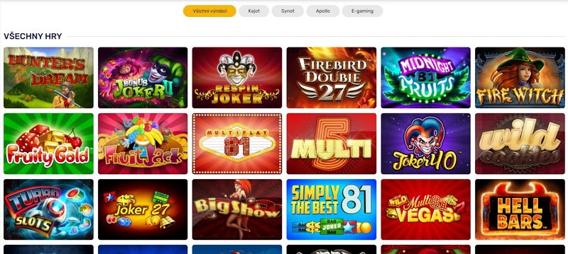 Hazardní hry ve vstupní hale Forbes Casino