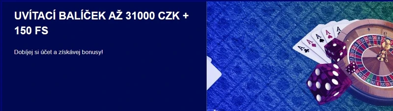 Paripesa Casino - Uvítací bonus až 31000 Kč + 150 FS