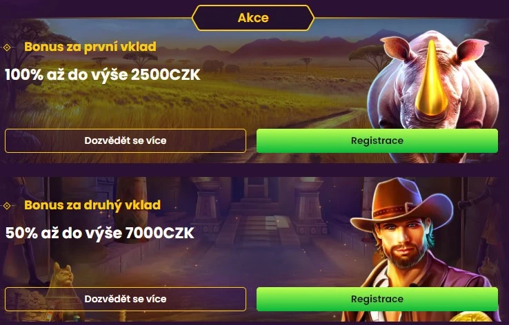 Bonusy pro Bizzo Casino - 150% až do výše 9500 CZK +150 zatočení zdarma