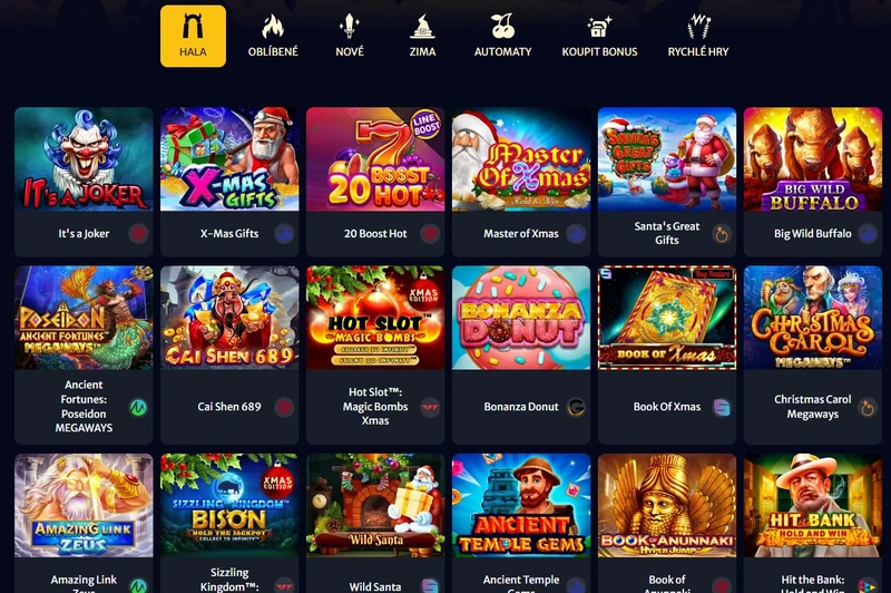 Hazardní hry v Hellspin Casino