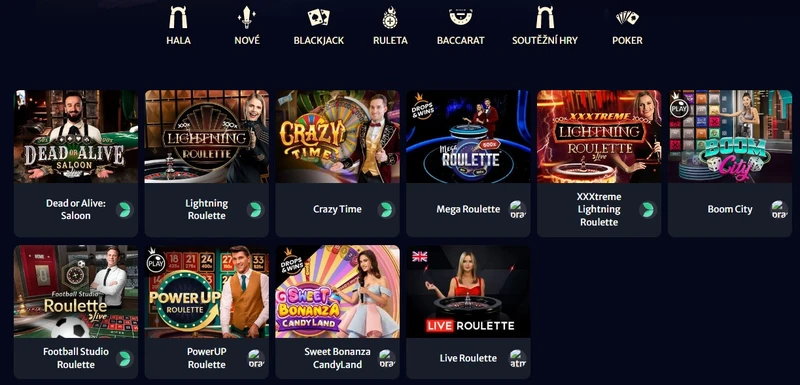 ŽIVÉ Casino v Hellspin