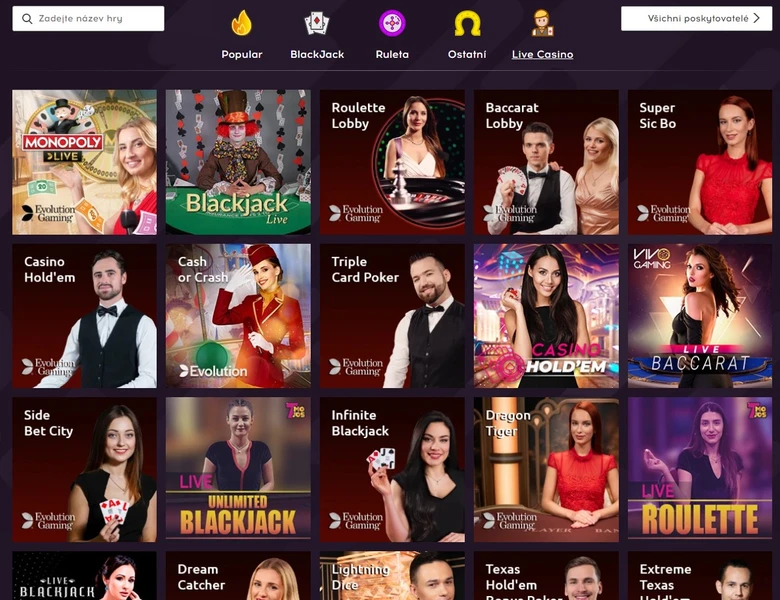 Živé hry v Goodday4play casino