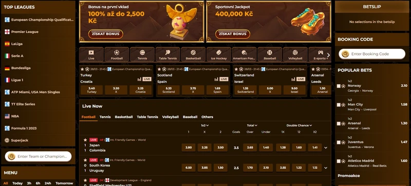 Sportovní sázení v Amunra Casino