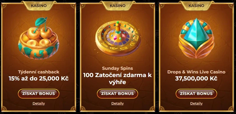 Věrnostní bonusy AmunRa Casino