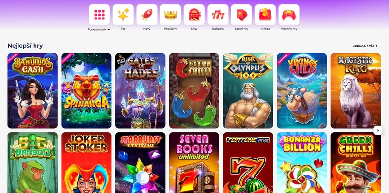 Greatwin Casino hazardní hry