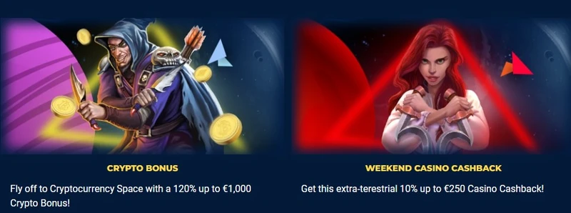 Crypto Bonus + Weekend Cashback - Jupi Casino