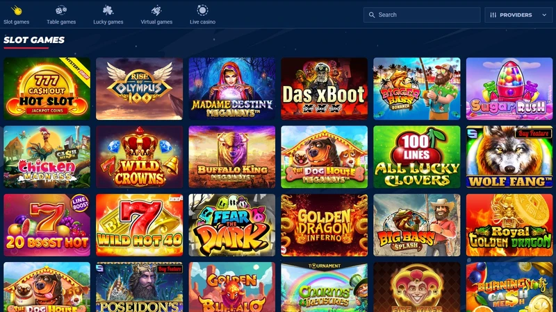 Jupi Casino hazardní hry