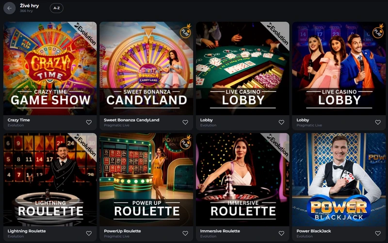 Živé casino v Bet on red casino