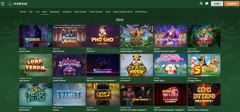 Dublin Bet - Hazardní hry