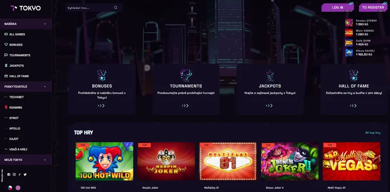 Tokyo online - Oficiálních stránek