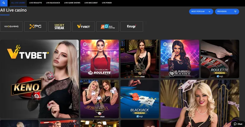 Slotimo - Live Casino Games