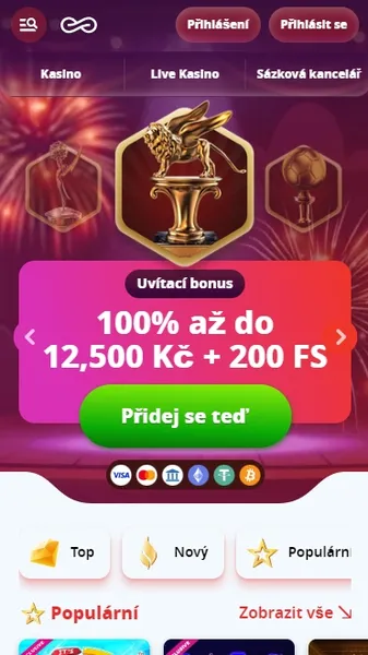 Casino Infinity - mobile