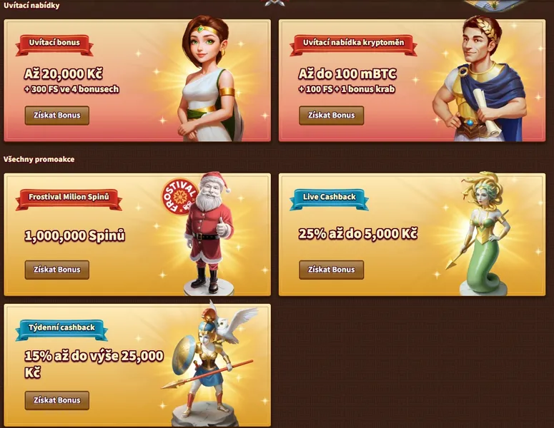 Bonusy - My Empire Casino