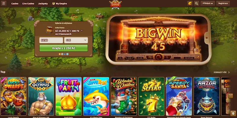 My Empire Casino - Home Page