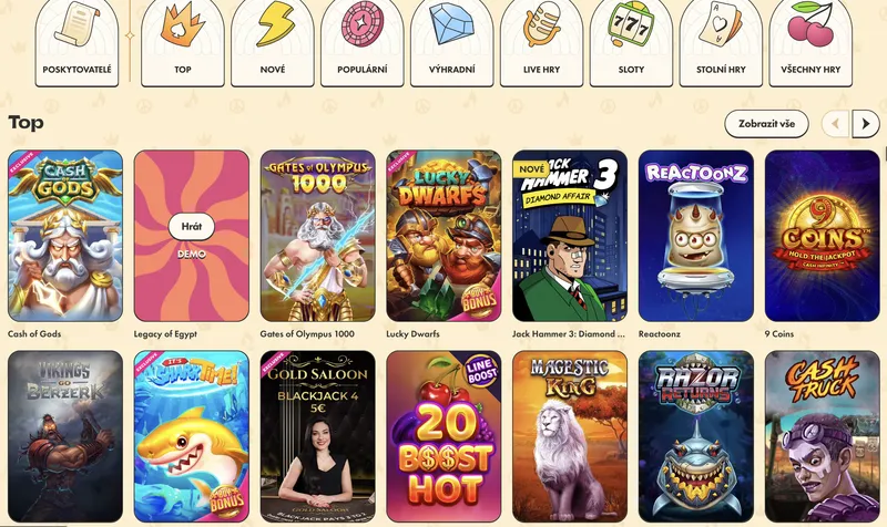 Vinyl Casino - Games