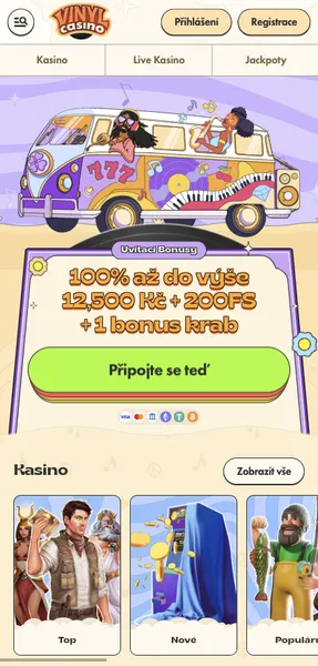 Vinyl Casino - mobile