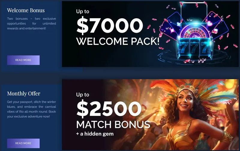 Bonuses & Promotions Exclusive Casino
