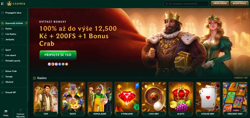 Casinia Official Website