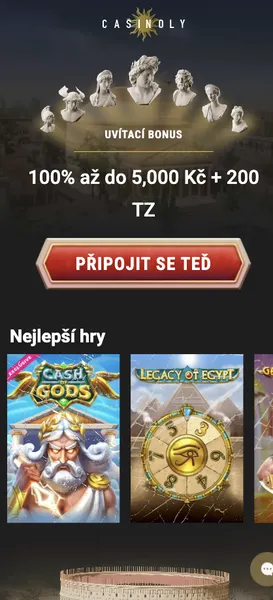 Casinoly Casino - mobile